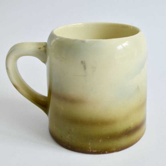 Vintage German Monk Playing Violin Shaving Mug Ceramic Chipped Germany - Picture 3 of 8